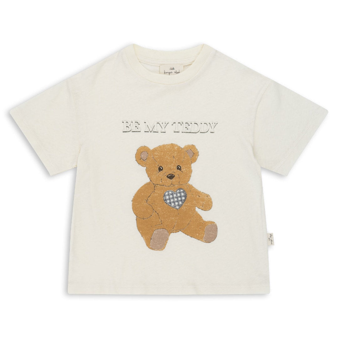 Konges Sløjd Era Tee - Teddy Bear | kidsconceptstore, duurzame kinderkleding merken