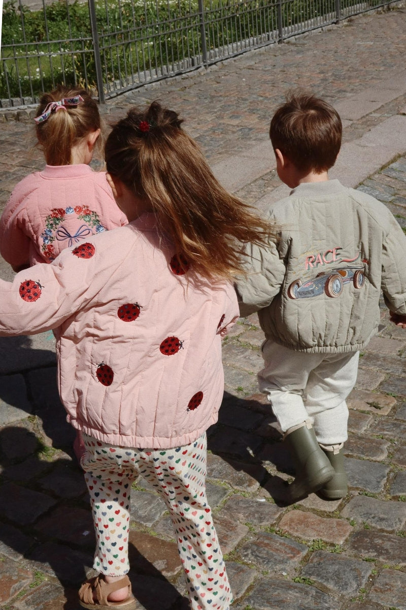 Konges Sløjd Juno Bomber Thermojas Lieveheersbeestjes - Mellow Rose