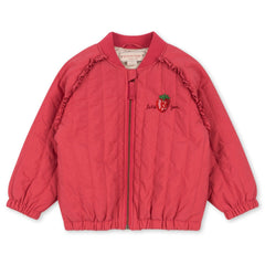 Konges Sløjd Juno Sparkle Bomber Thermojas Aardbei - Raspberry Wine