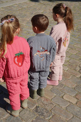 Konges Sløjd Juno Sparkle Bomber Thermojas Aardbei - Raspberry Wine