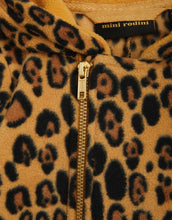 MINI RODINI - Leopard fleece onesie - Beige