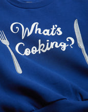 MINI RODINI - What's cooking sp +emb sweatshirt - Blue