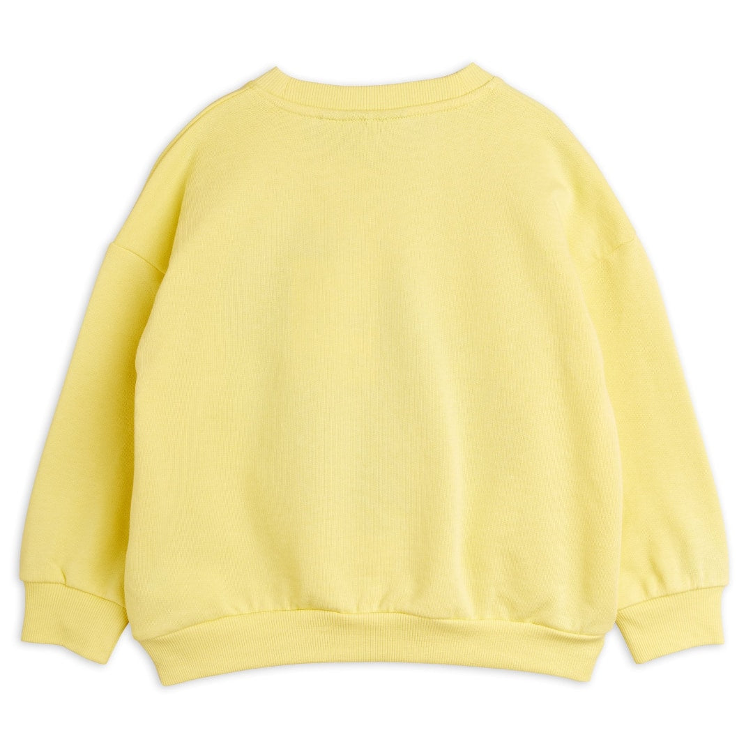 MINI RODINI Squirrel Chenille Sweatshirt - Yellow