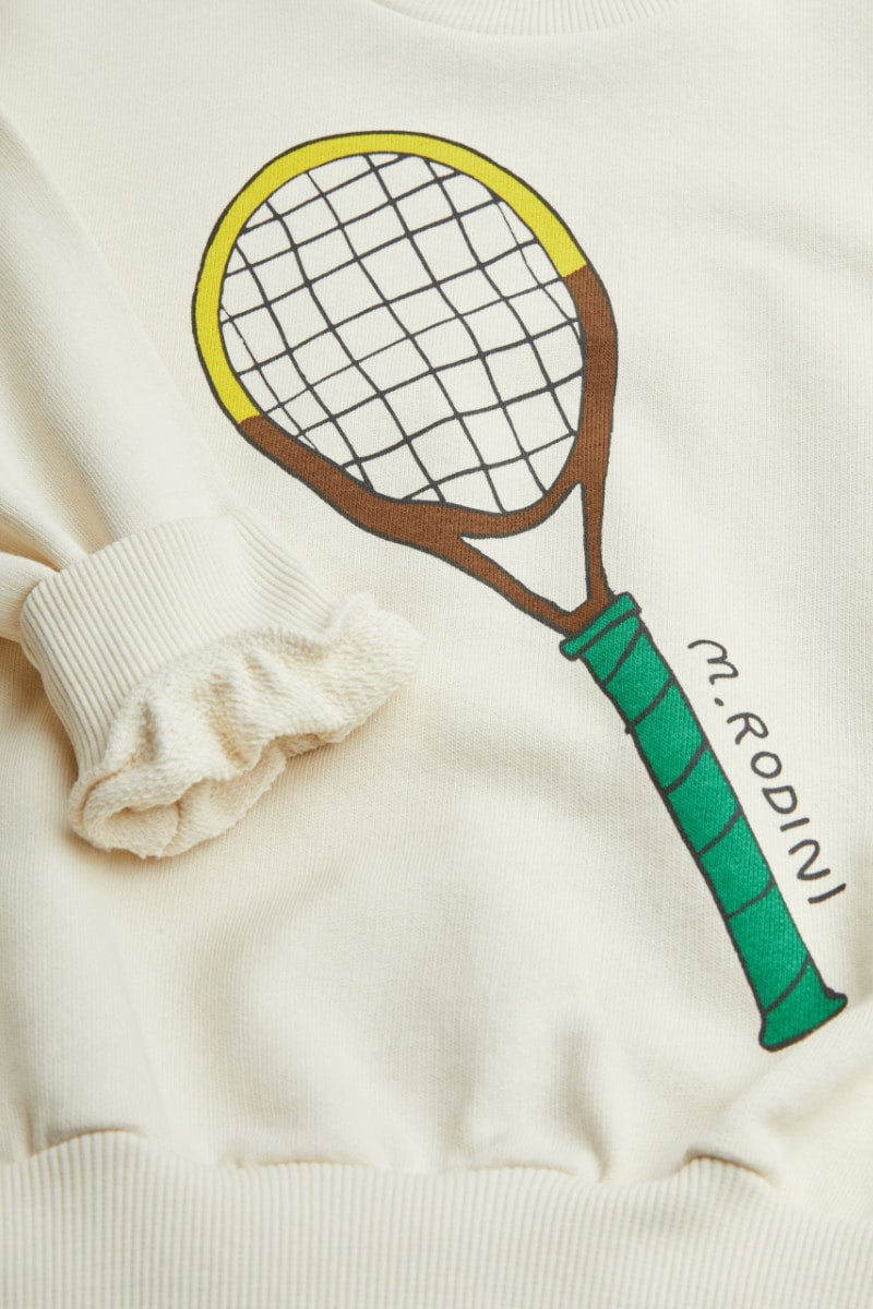 MINI RODINI Tennis Sweatshirt - Offwhite
