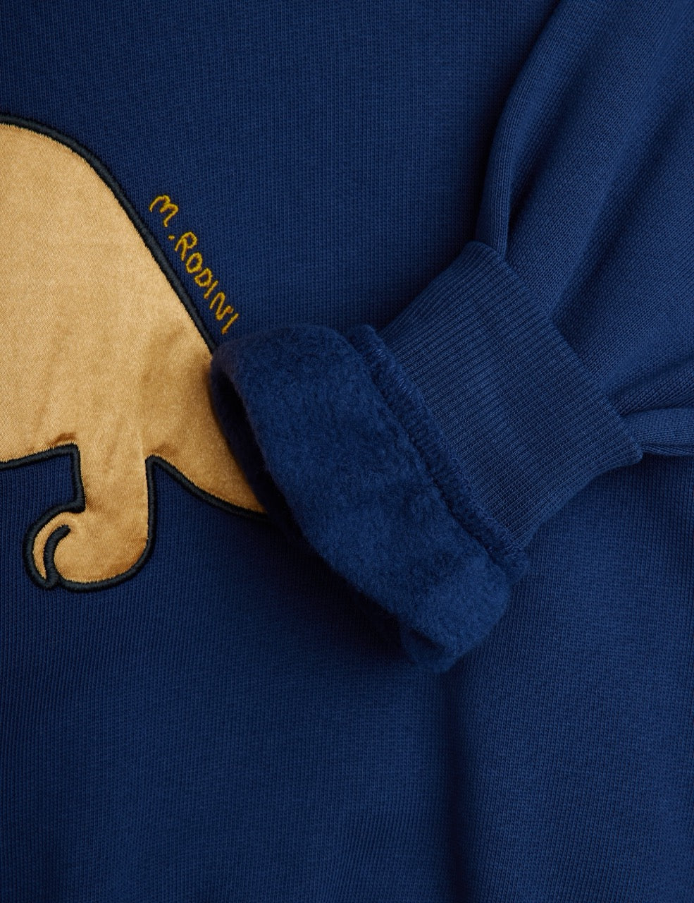 *PRE-ORDER* MINI RODINI Dino application sweatshirt - Blauw
