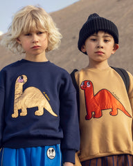 *PRE-ORDER* MINI RODINI Dino red application sweatshirt - Beige