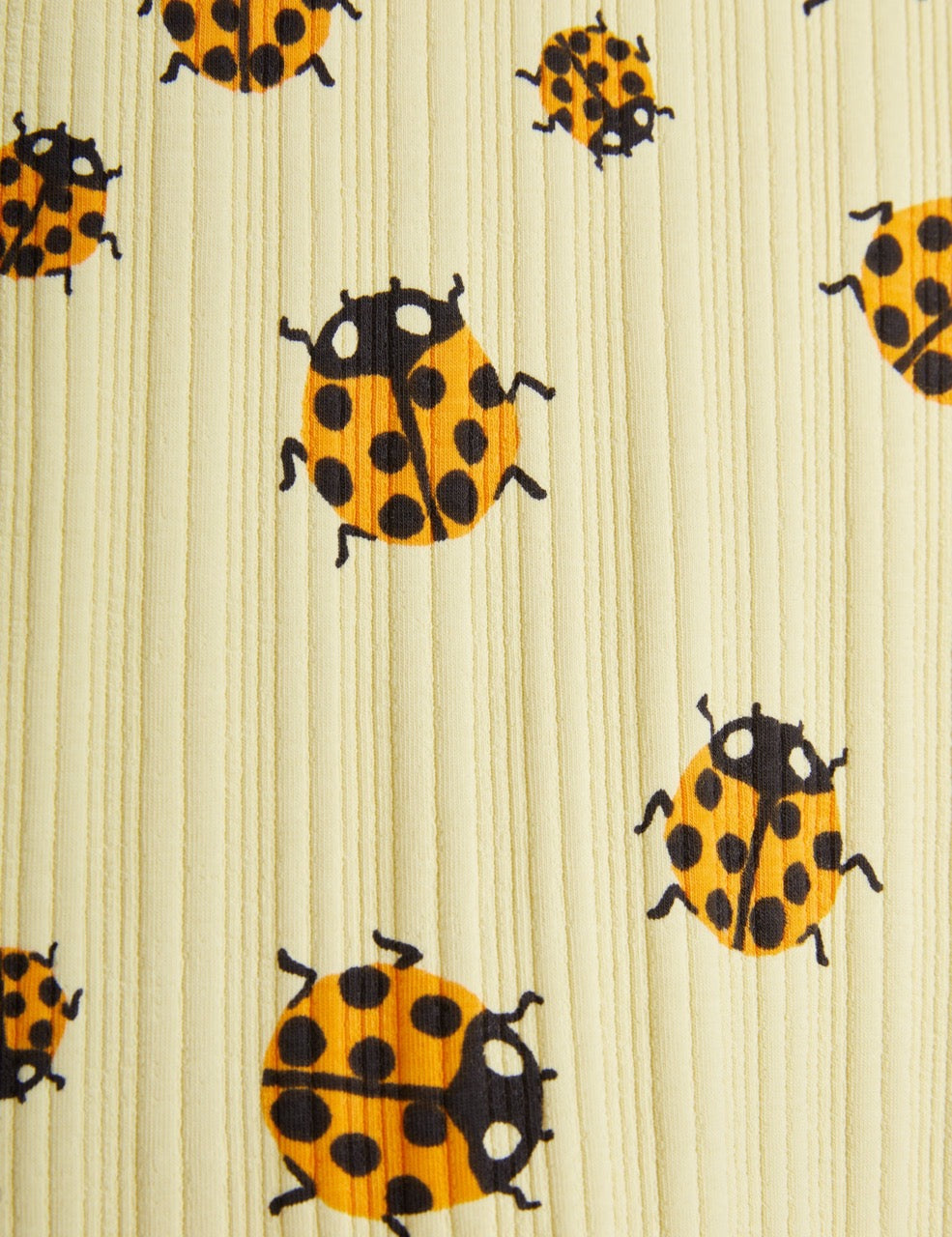 MINI RODINI Jurk Lieveheerstbeestjes - Geel