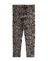 MINI RODINI Leopard brushed jersey legging - Grijs