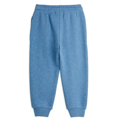 MINI RODINI Panther melange sweatpants - Blauw