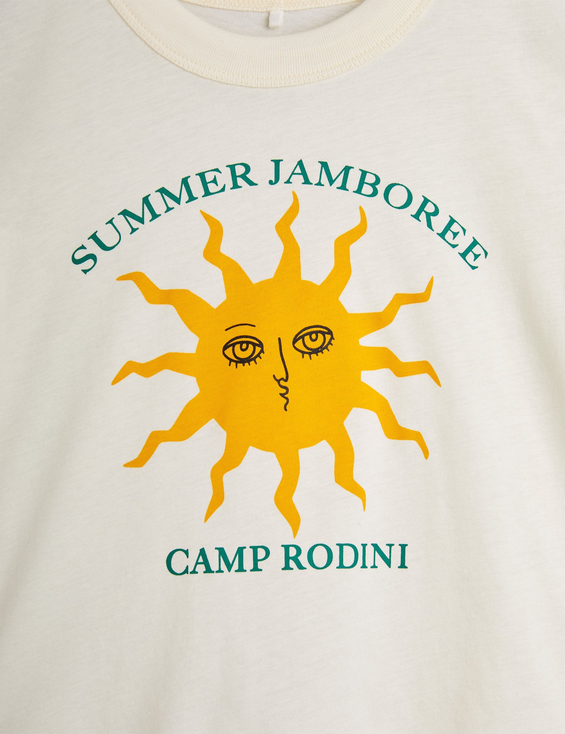 MINI RODINI Sun T-shirt - Offwhite