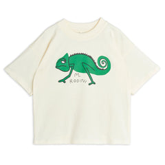 MINI RODINI T-shirt Hagedis sp - Offwhite