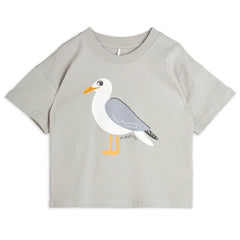 MINI RODINI T-shirt Zeemeeuw - Grijs