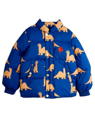*PRE-ORDER* MINI RODINI Winterjas Dinos hooded puffer - Blauw