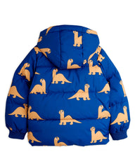 *PRE-ORDER* MINI RODINI Winterjas Dinos hooded puffer - Blauw