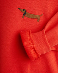 MINI RODINI Dog sweatshirt - rood