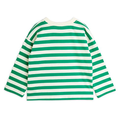 MINI RODINI Striped Longsleeve - groen/wit