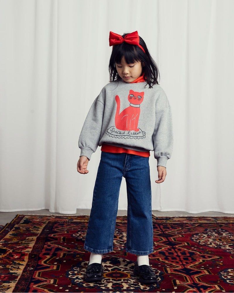 MINI RODINI Cat sweatshirt - grijs