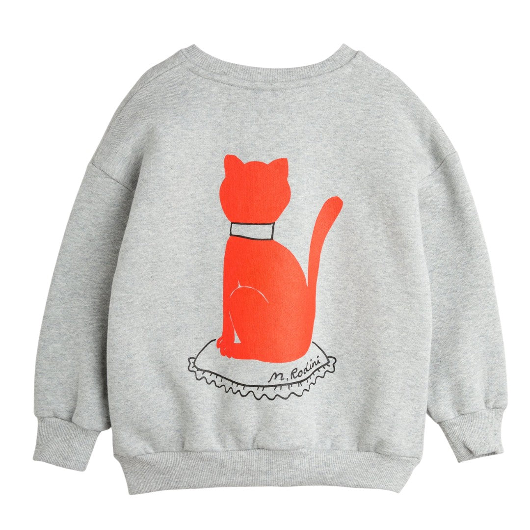 MINI RODINI Cat sweatshirt - grijs