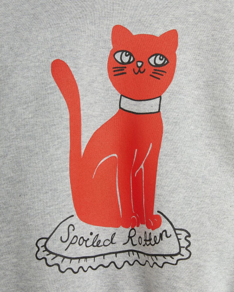 MINI RODINI Cat sweatshirt - grijs