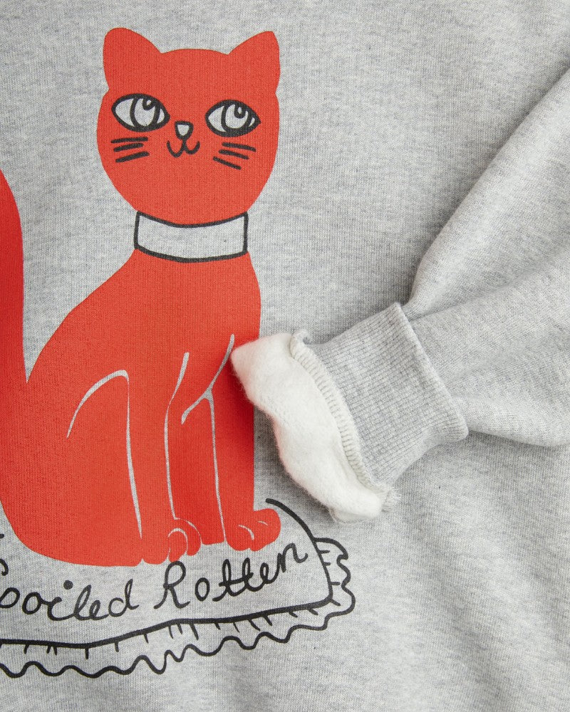 MINI RODINI Cat sweatshirt - grijs