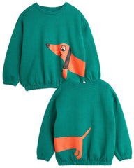 MINI RODINI Dog sweatshirt - groen