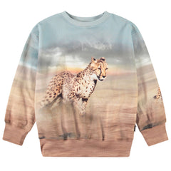 Molo Sweatshirt Mattis - Running Cheetahs