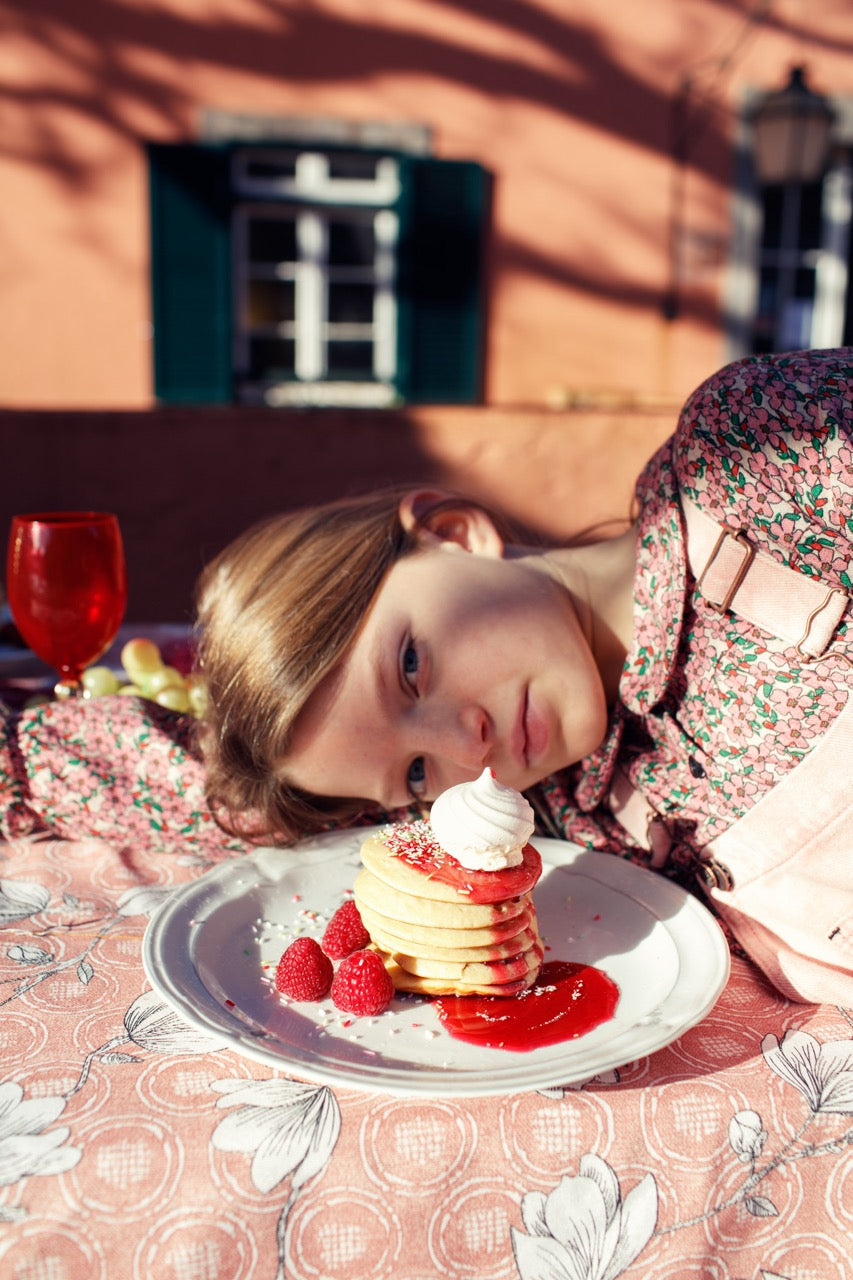 Piupiuchick Peter pan collar blouse Pink flowers