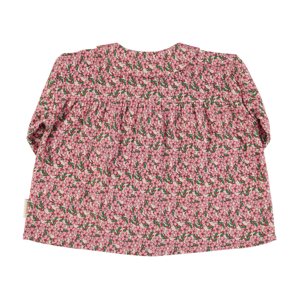 Piupiuchick Peter pan collar blouse Pink flowers