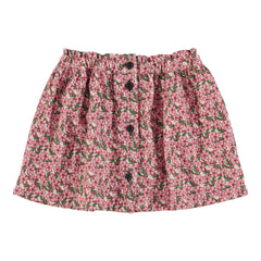 Piupiuchick roze rok met bloemenprint