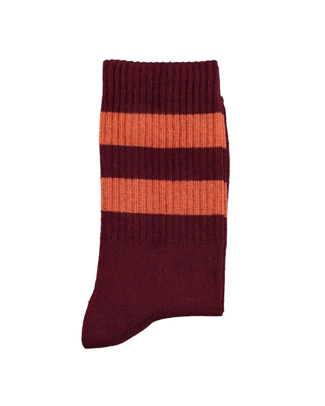 Piupiuchick Sokken - Bordeaux orange stripes