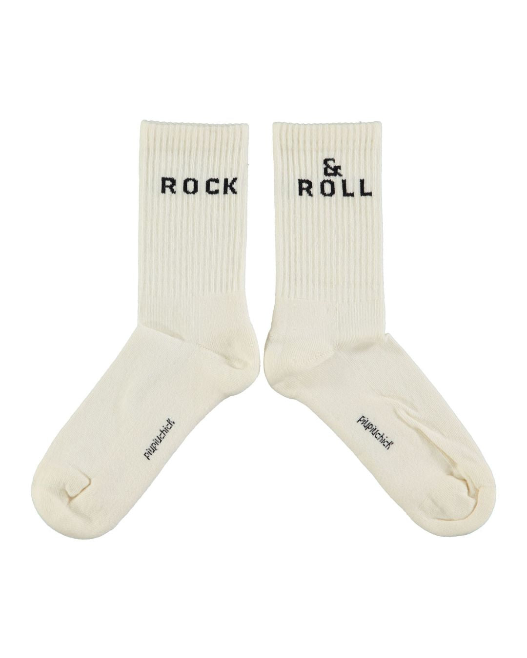 Piupiuchick Sokken - Ecru "rock & roll"