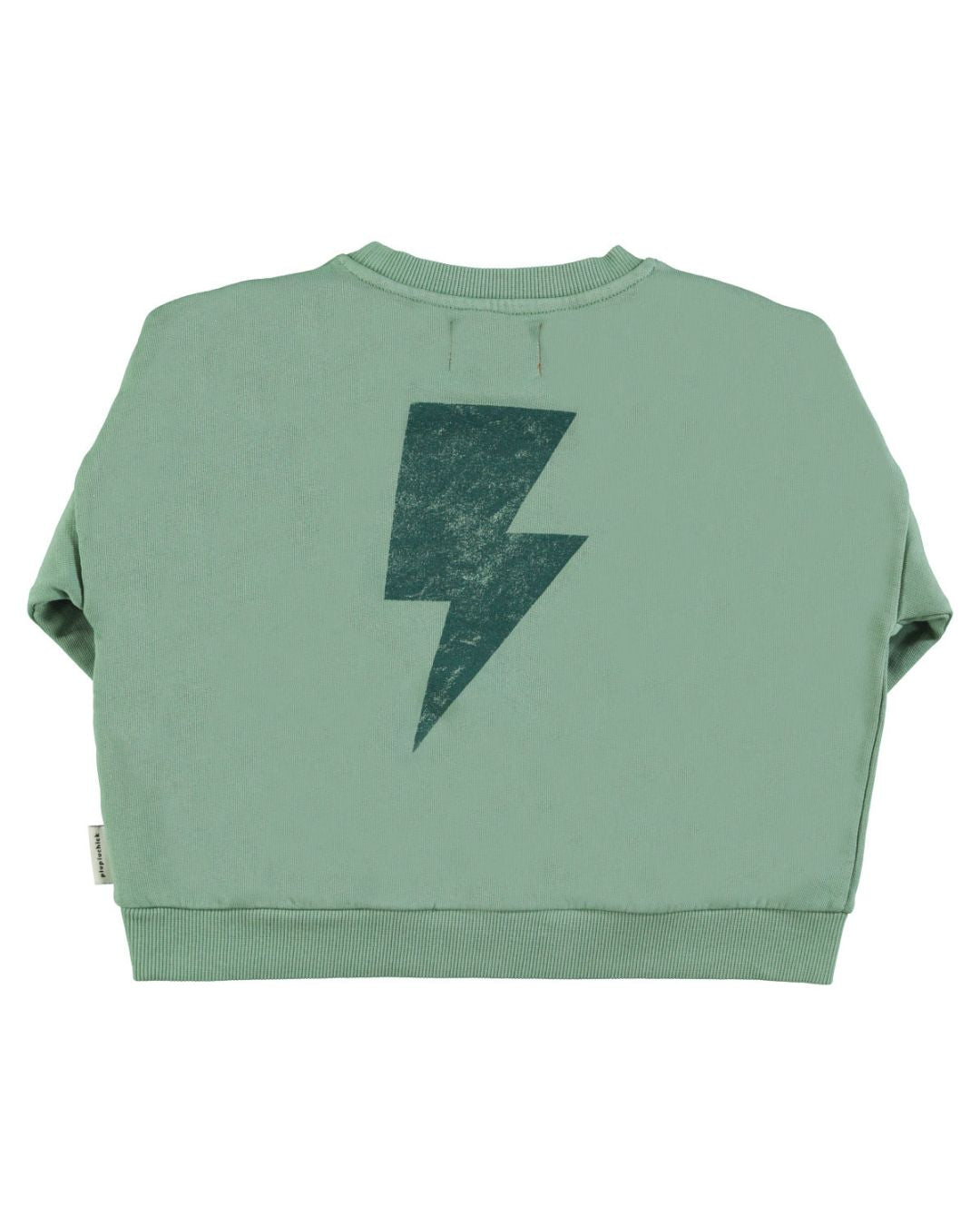 Piupiuchick Sweatshirt - Green "rock & roll" print