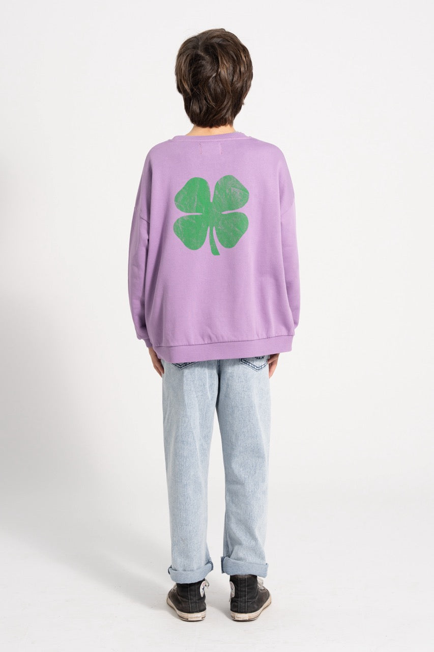 Piupiuchick Sweater Mauve w/ "lucky luke" print