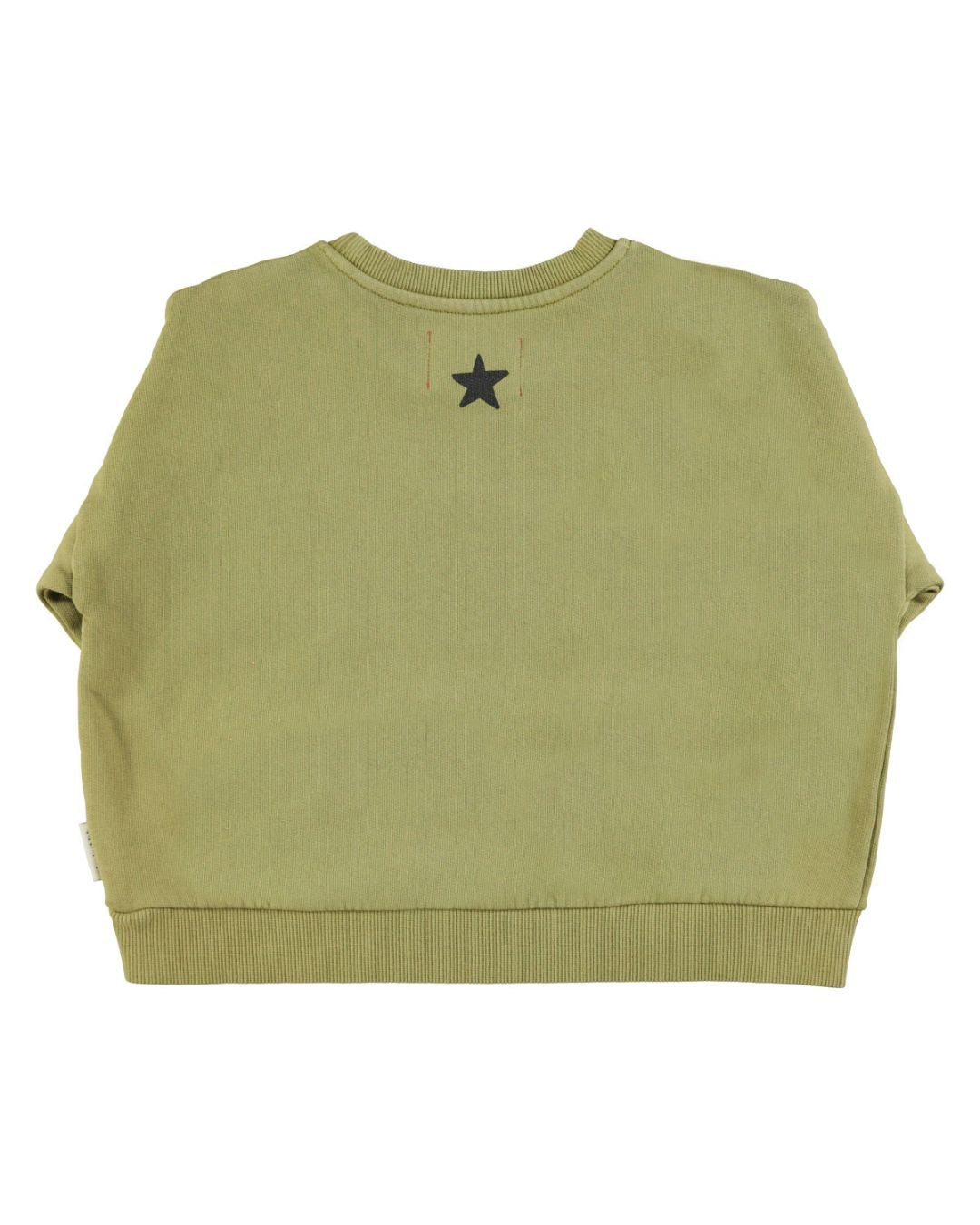Piupiuchick Sweatshirt - Olive green tiger print