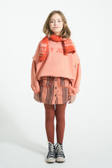 Piupiuchick Sweatshirt - Pink "hey jude" print