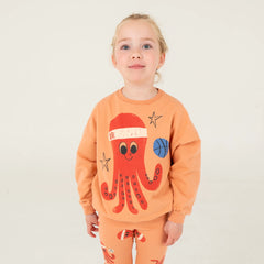 Lötiekids Sweatshirt Octopus - Peach