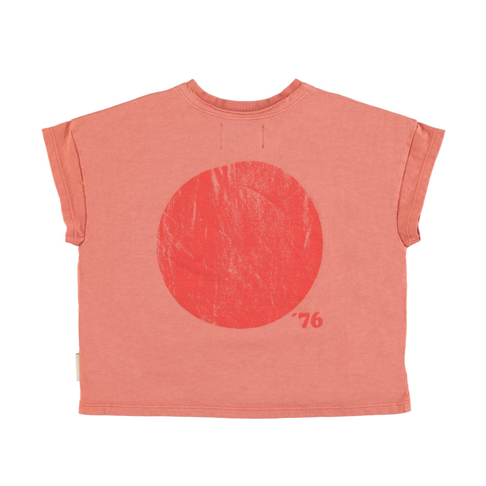 Piupiuchick T-Shirt - Terracotta With "Hot Hot" Print