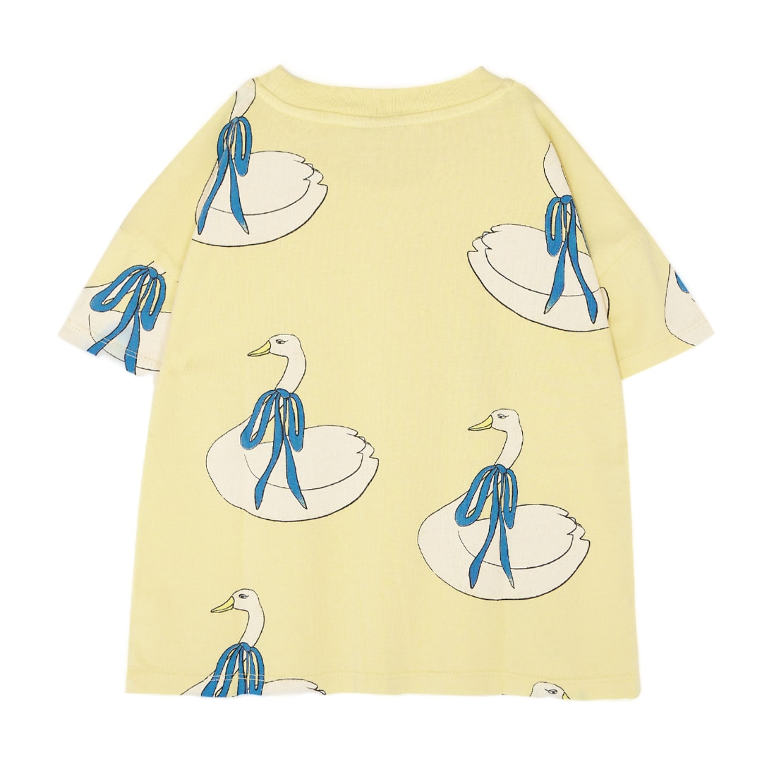 The Campamento Swans Allover Tshirt - Yellow
