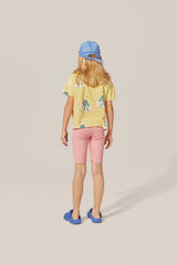 The Campamento Swans Allover Tshirt - Yellow