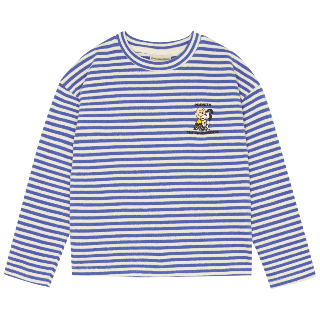 The Campamento Gestreept Longsleeve Tshirt - Blauw
