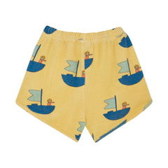 The Campamento Korte Broek Sailor Zeilbootjes - Geel