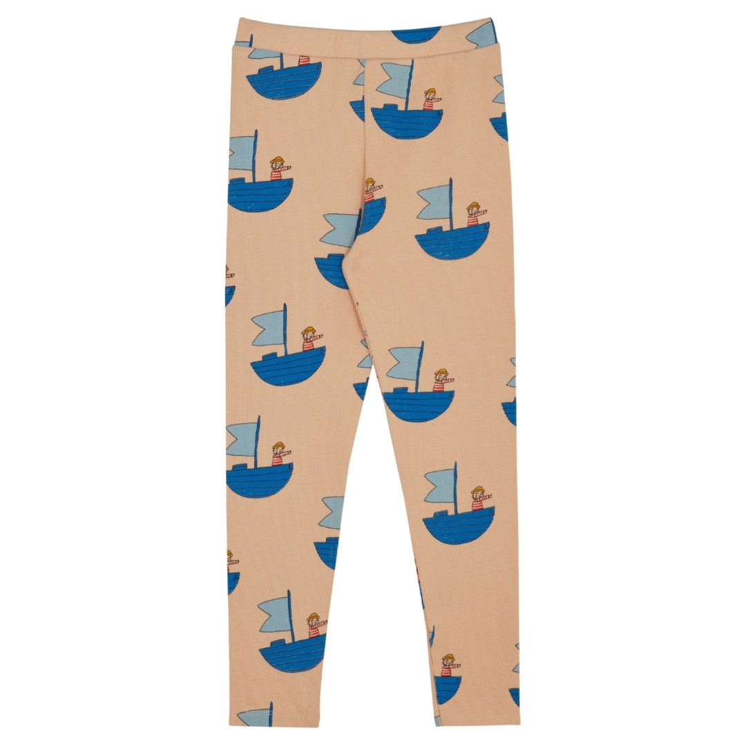 The Campamento Legging - Sailor Allover - Oranje/Roze