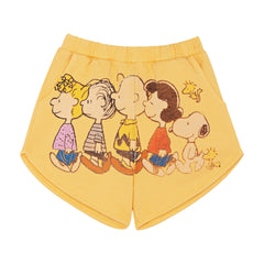 The Campamento Peanuts Kids Korte Broek - Geel