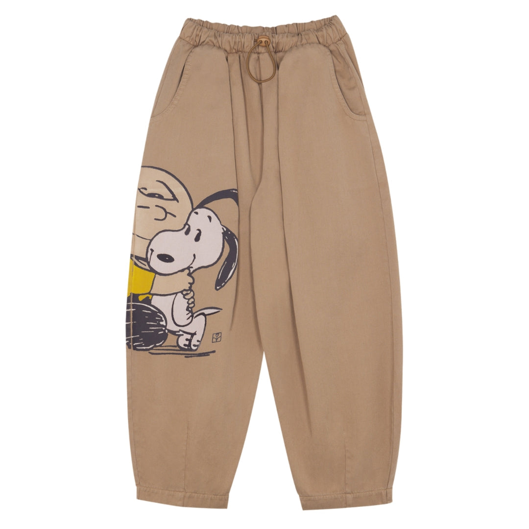 The Campamento Snoopy And Charlie Hug Broek - Bruin