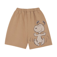 The Campamento Snoopy Kids Korte Broek - Bruin