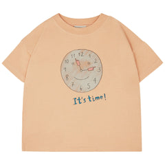 The Campamento Tshirt - It's Time - Oranje/Roze