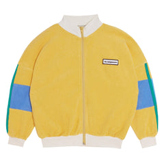 The Campamento Vest Met Rits - Yellow Color Block