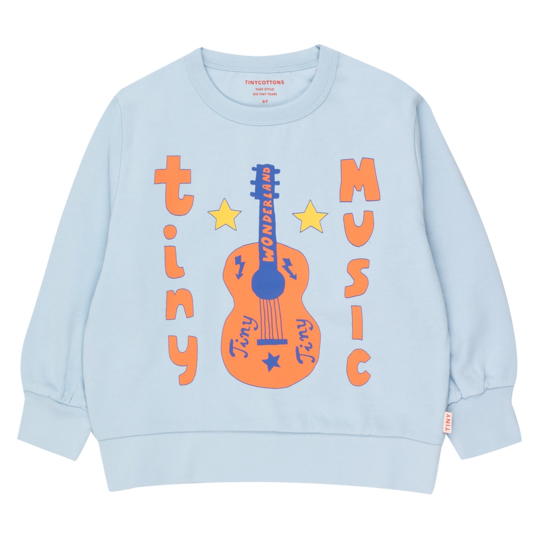 Tinycottons Tiny Music Sweatshirt - sky blue