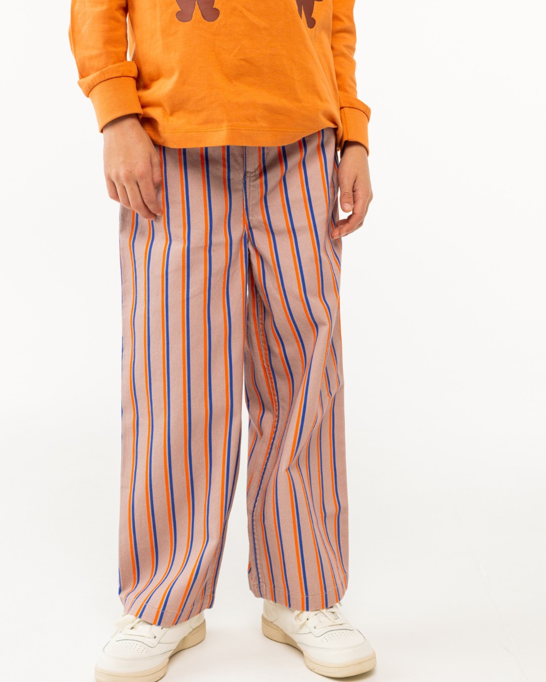 Tinycottons Striped Trousers - taupe