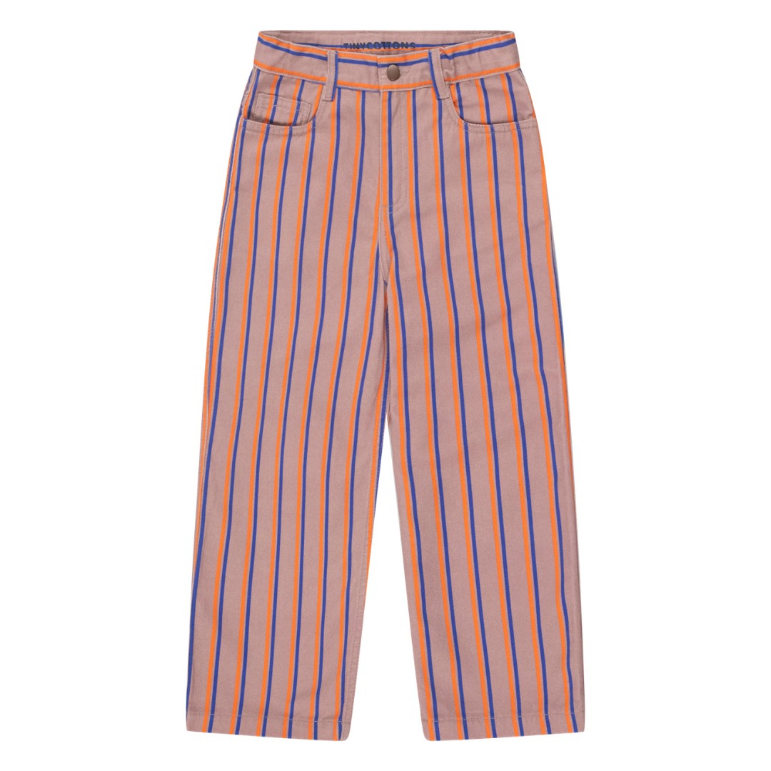 Tinycottons Striped Trousers - taupe